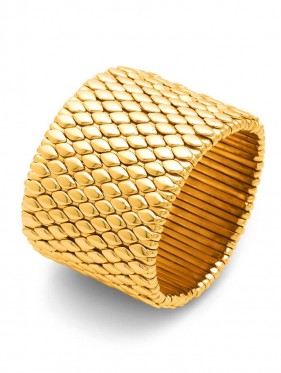 Bracciali - Nomad - Gioielli in bronzo dorato - N0015 BRACCIALE ARIZONA GRANDE in bronzo dorato 18kt GIOVANNI RASPINI