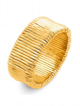 Bracciali - Nomad - Gioielli in bronzo dorato - N0025 BRACCIALE SANTA FE in bronzo dorato a 18kt GIOVANNI RASPINI