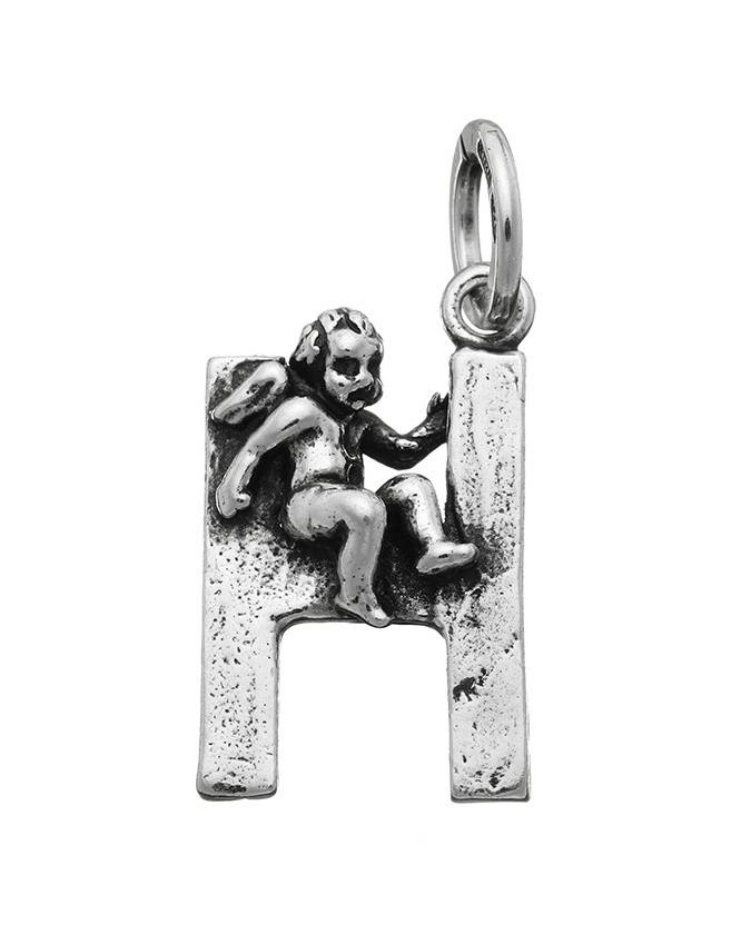 Charms - Lettere e numeri - 6072 CHARM H CON ANGELO GIOVANNI RASPINI