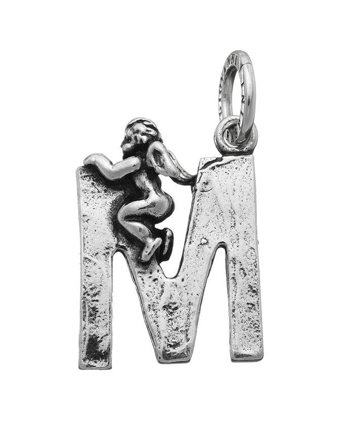 Charms - Lettere e numeri - 6075 CHARM M CON ANGELO GIOVANNI RASPINI