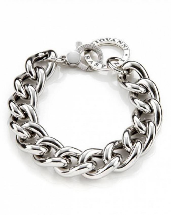 Bracciali - Catene - 6931 BRACCIALE ONDA MEDIA  cm 21 GIOVANNI RASPINI