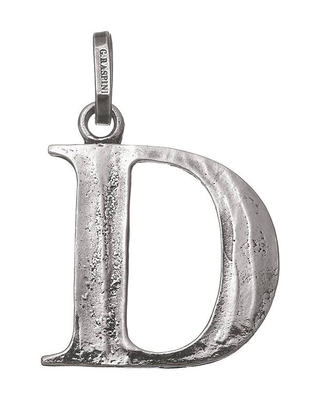 Charms - Lettere e numeri - 7258 LETTERA GRANDE D - GIOVANNI RASPINI
