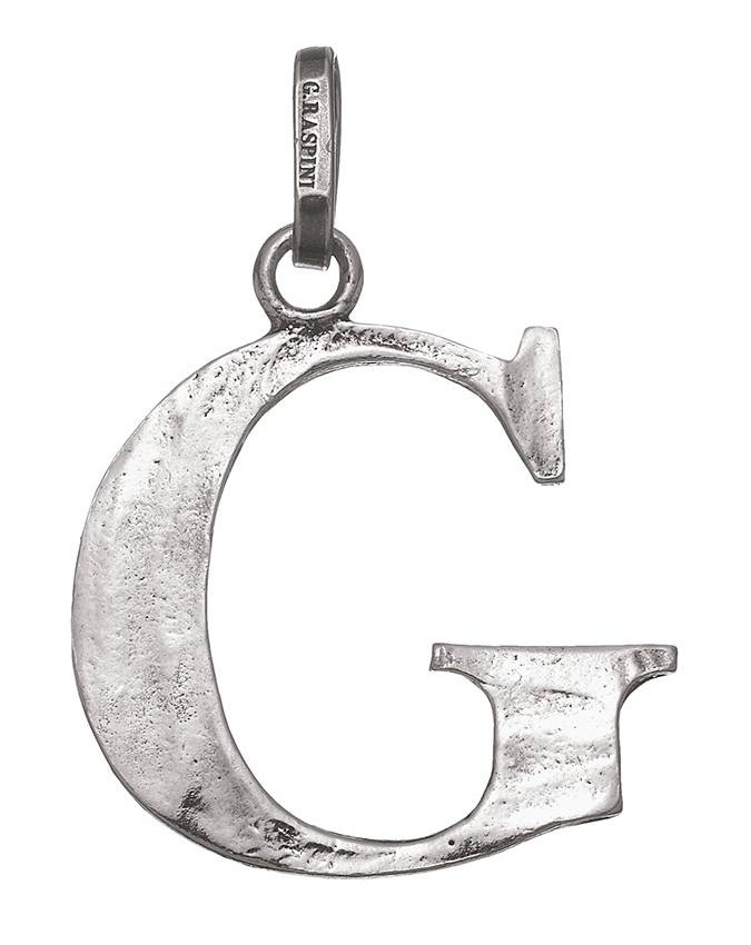 Charms - Lettere e numeri - 7261 LETTERA GRANDE G - GIOVANNI RASPINI