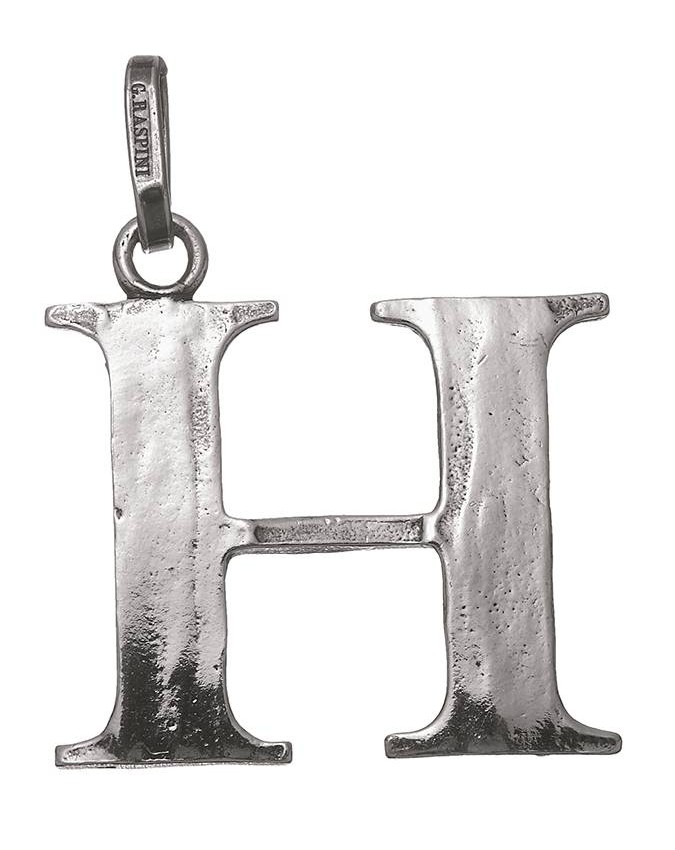 Charms - Lettere e numeri - 7262 LETTERA GRANDE H - GIOVANNI RASPINI