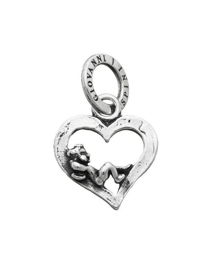 Charms - Angeli e cuori - 8058 CHARM AMORINO SU CUORE GIOVANNI RASPINI