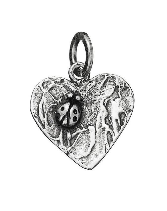 Charms - Angeli e cuori - 8742 CHARM LA COCCINELLA NEL CUORE GIOVANNI RASPINI