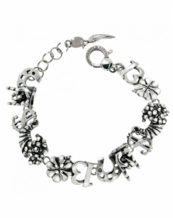 Bracciali - Amuleti e portafortuna - 8026 BRACCIALE SNODO PORTAFORTUNA cm.19,5 GIOVANNI RASPINI 