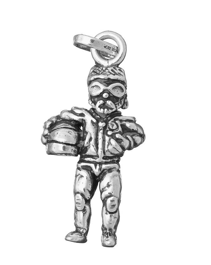 Charms - Arti, mestieri e caratteri - 7469 CHARM FISSATO DELLA MOTO GIOVANNI RASPINI