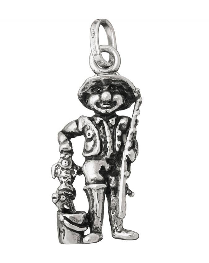 Charms - Arti, mestieri e caratteri - 7475 CHARM PESCATORE GIOVANNI RASPINI