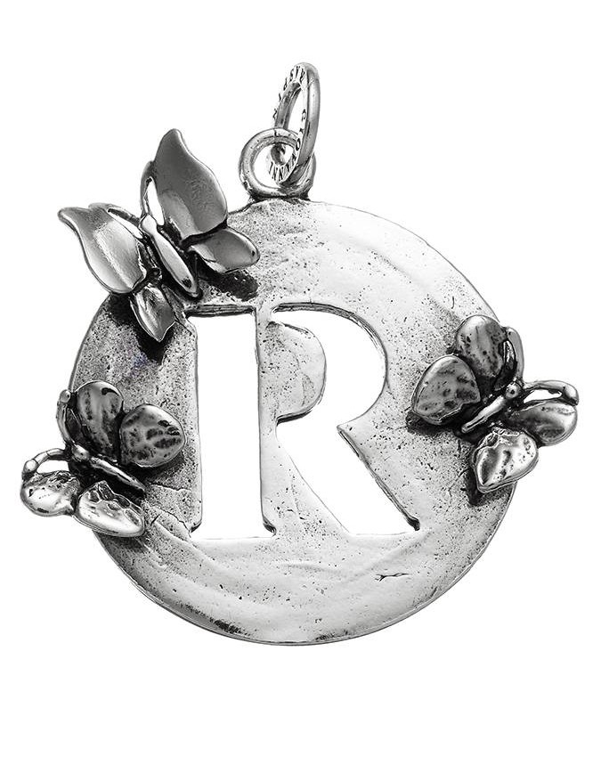 Charms - Lettere e numeri - 9572 CHARM LETTERA FARFALLE R GIOVANNI RASPINI