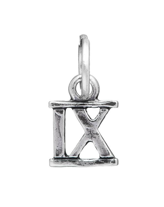 Charms - Lettere e numeri - 9497 CHARM NUMERO ROMANO IX GIOVANNI RASPINI