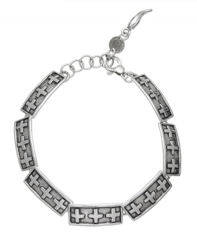 Bracciali - Collezione uomo - 9723 BRACCIALE CROCI cm.22,5 GIOVANNI RASPINI