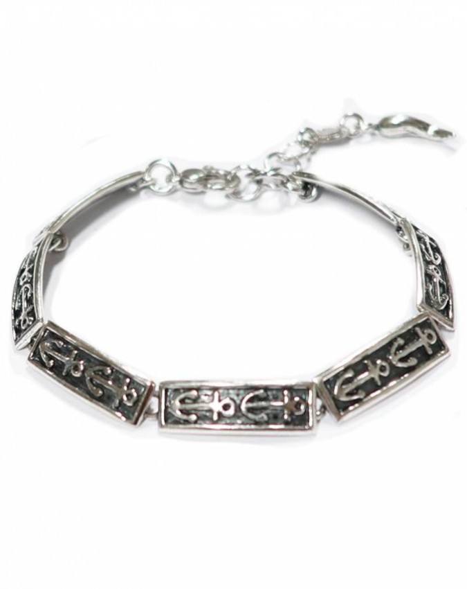 Bracciali - Collezione uomo - 9724L BRACCIALE ANCORE cm.21.5 GIOVANNI RASPINI