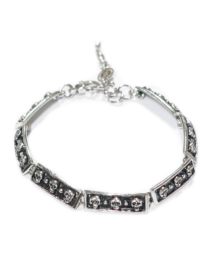 Collezione uomo - Bracciali uomo - 9725 BRACCIALE TESCHI cm.21  GIOVANNI RASPINI