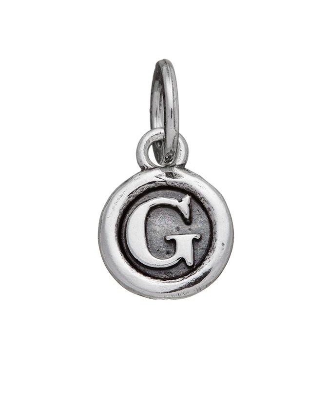 Charms - Lettere e numeri - 9599 CHARM LETTERA BOTTONE G GIOVANNI RASPINI