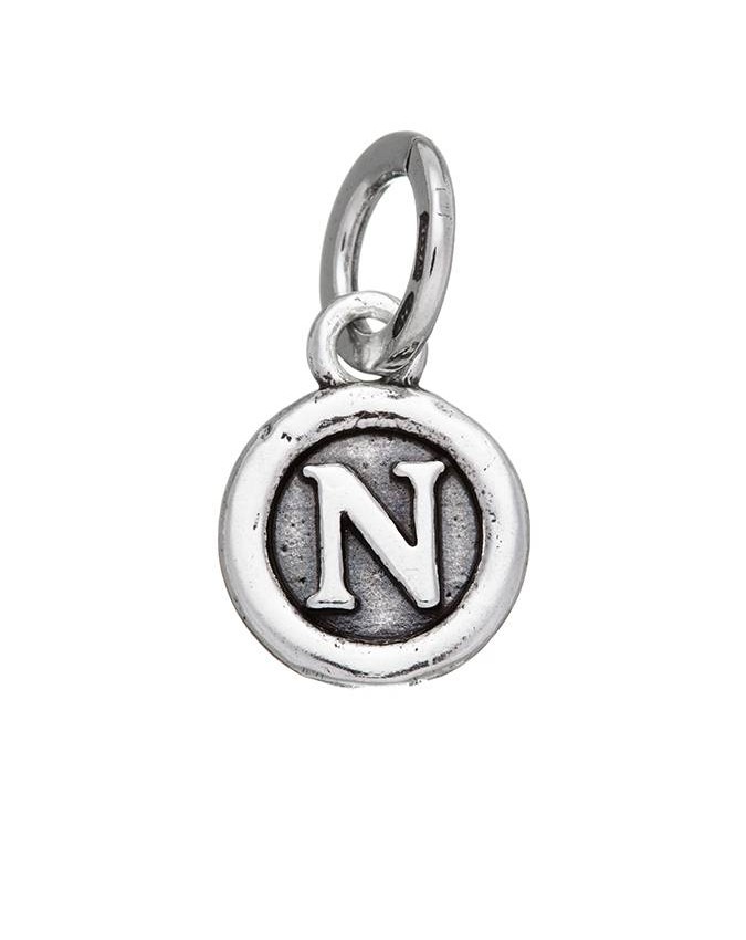 Charms - Lettere e numeri - 9604 CHARM LETTERA BOTTONE N GIOVANNI RASPINI