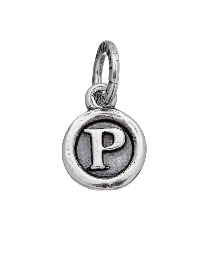 Charms - Lettere e numeri - 9606 CHARM LETTERA BOTTONE P GIOVANNI RASPINI