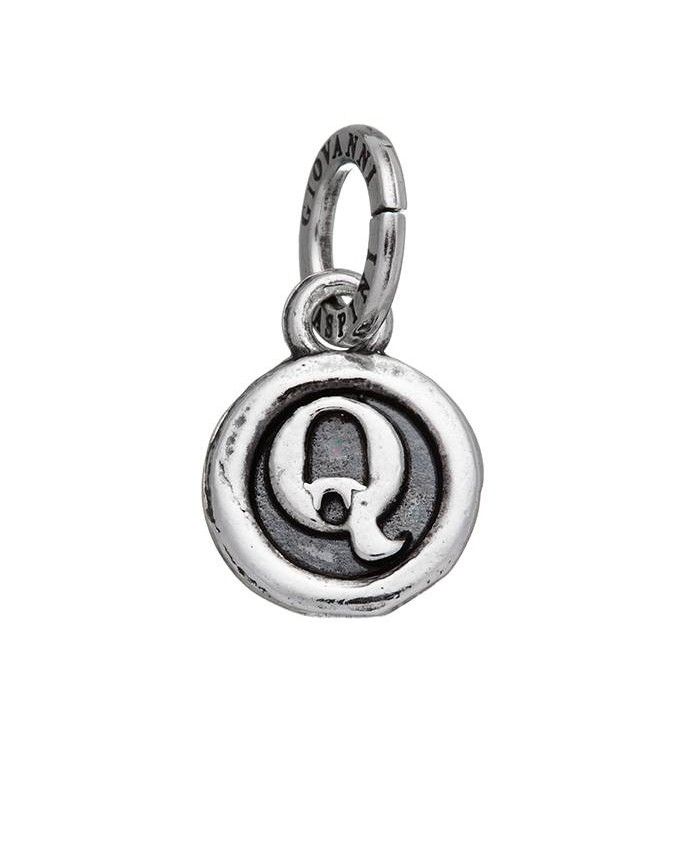 Charms - Lettere e numeri - 9607 CHARM LETTERA BOTTONE Q GIOVANNI RASPINI