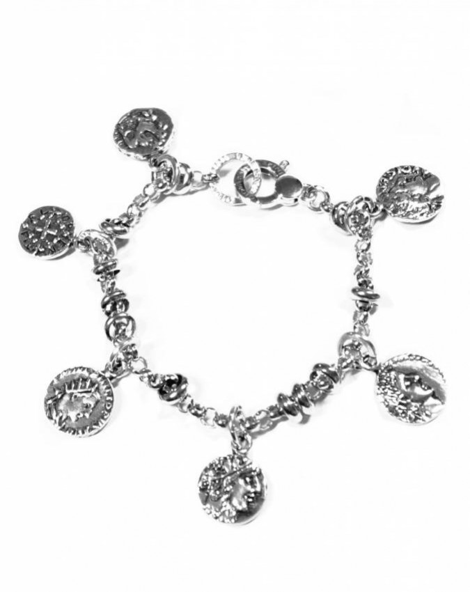 Bracciali - Bracciali Base per charms - 9718 BRACCIALE MONETE ANTICHE cm.20 GIOVANNI RASPINI