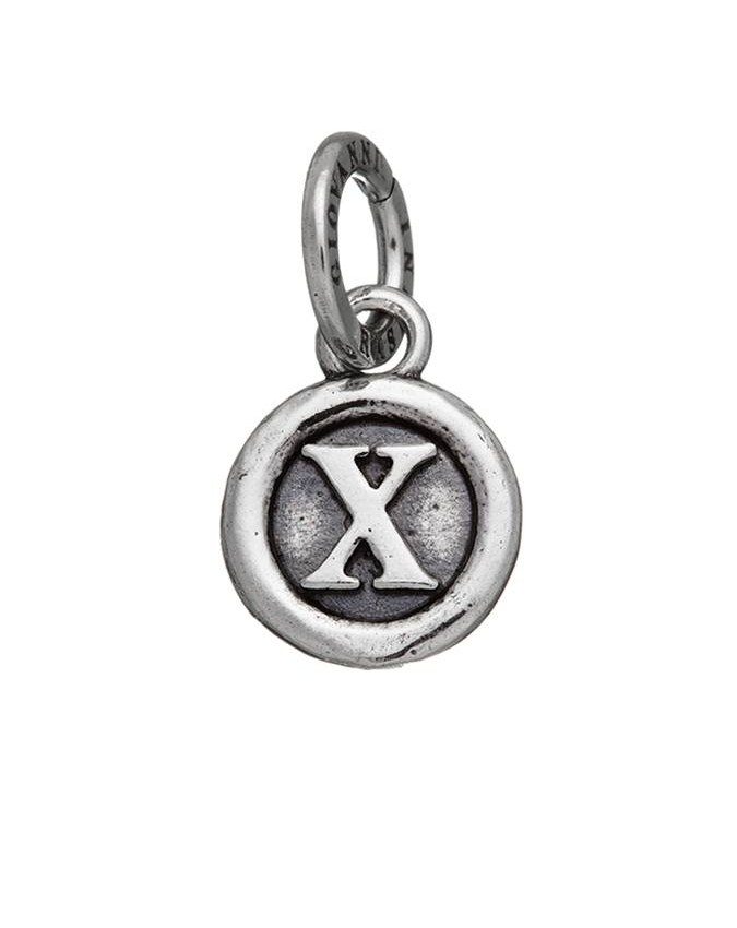 Charms - Lettere e numeri - 9618 CHARM LETTERA BOTTONE X GIOVANNI RASPINI