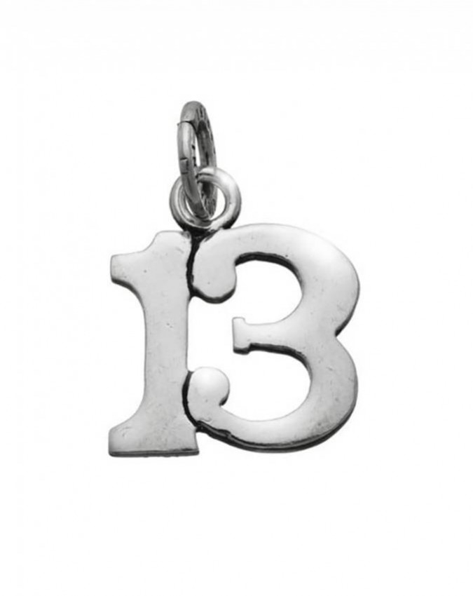 Charms - Cuori, Angeli, Corone, Monete e vari - 6009 CHARM TREDICI GRANDE GIOVANNI RASPINI