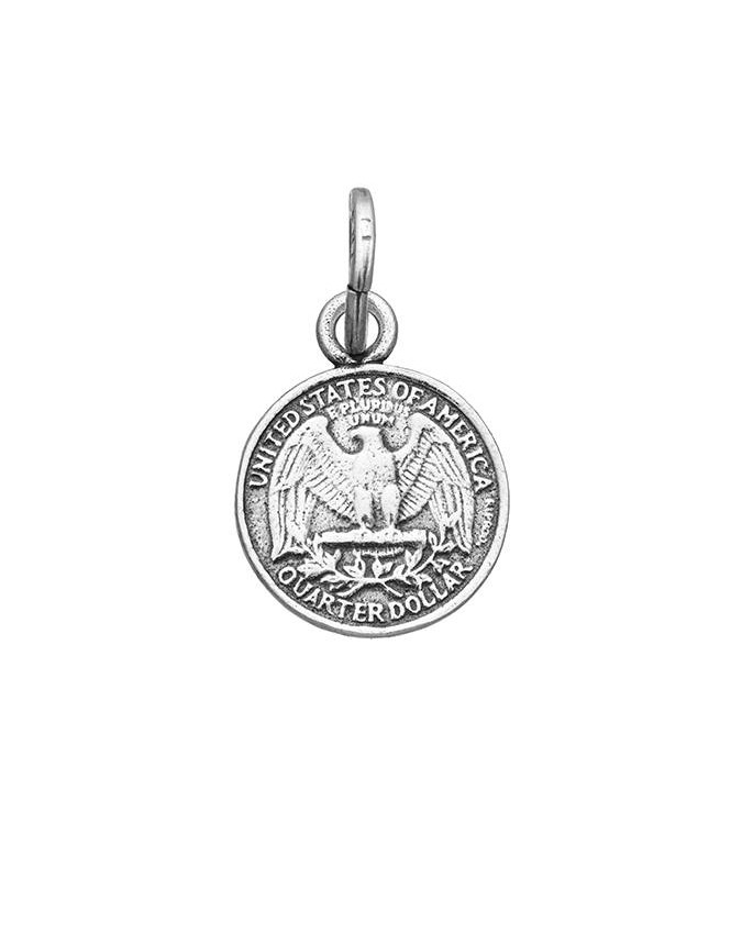 Charms - Monete - 6470 CHARM MONETA QUARTO DI DOLLARO GIOVANNI RASPINI