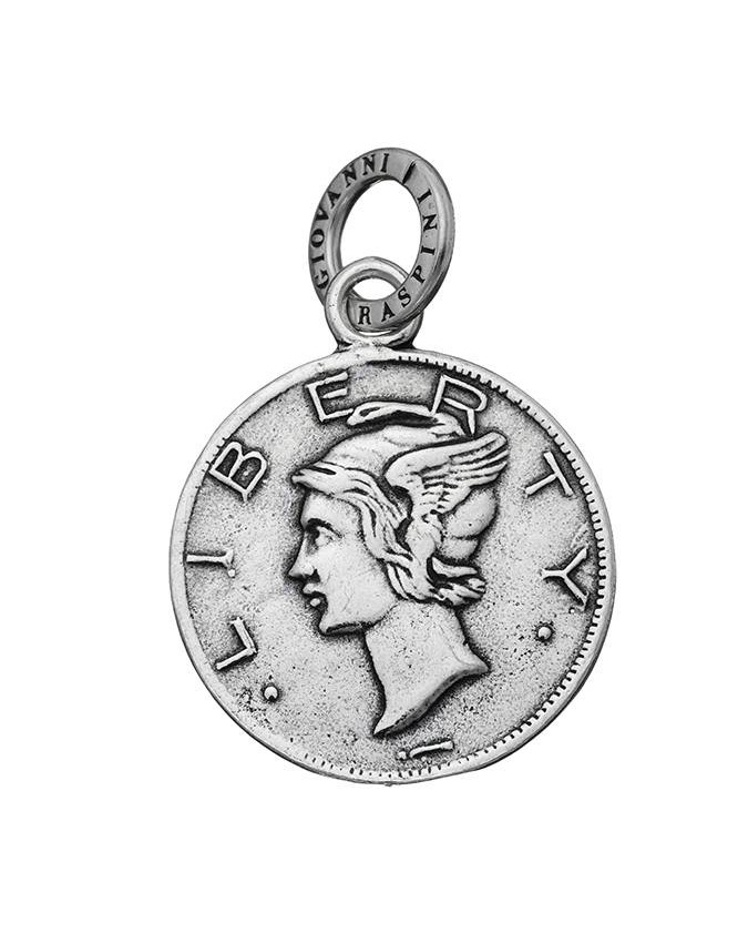 Charms - Monete - 6903 CHARM MEDAGLIA LIBERTY GIOVANNI RASPINI