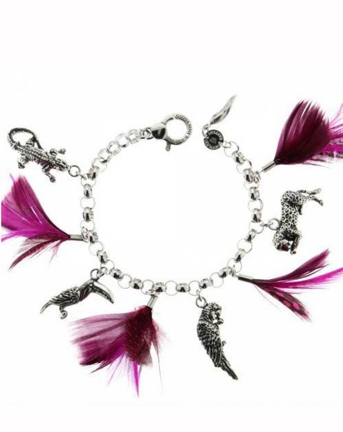 Bracciali - Animalier - 7441 BRACCIALE JUNGLE FUCSIA GIOVANNI RASPINI