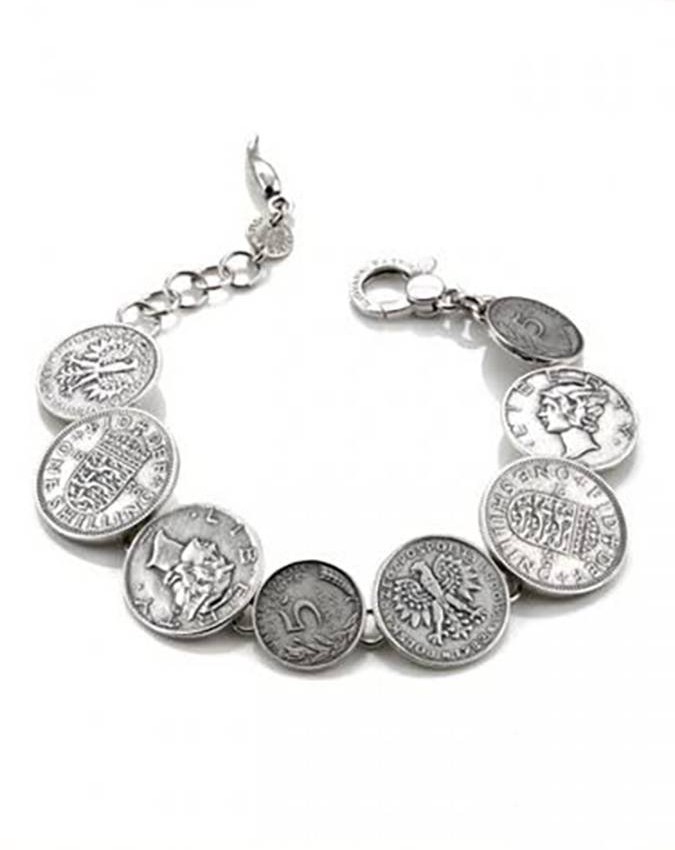 Bracciali - Monete - 7498 BRACCIALE MONETE cm.21 GIOVANNI RASPINI
