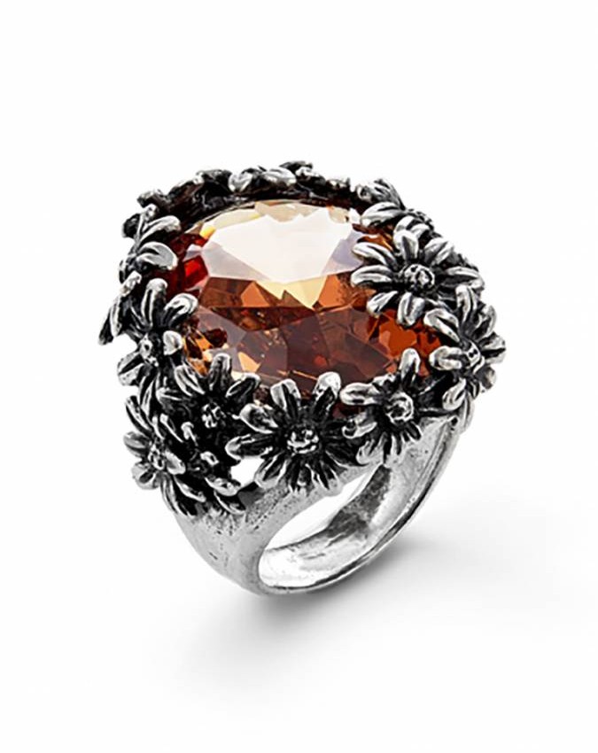 Anelli - Floral - 7566 ANELLO COLOR MARGHERITE GIOVANNI RASPINI