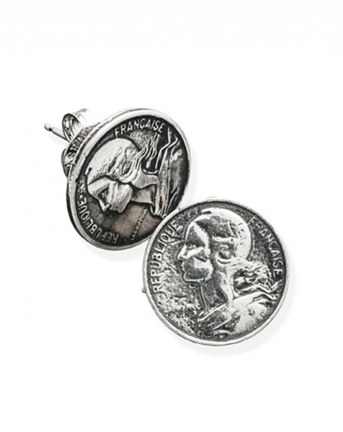 Orecchini - Monete - 7577 ORECCHINI MONETA  GIOVANNI RASPINI