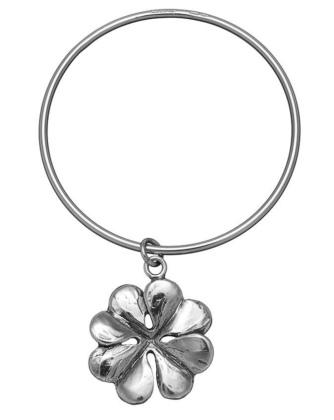 Bracciali - Floral - 7767 BANGLE QUADRIFOGLIO diam.65 GIOVANNI RASPINI