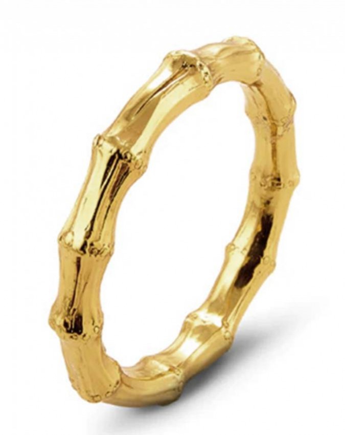 Bracciali - Floral - 7945 BRACCIALE BAMBOO DORATO GIOVANNI RASPINI