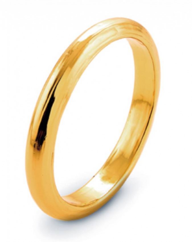 Bracciali - bracciali rigidi - bangle - 7946 BRACCIALE MEZZO TONDO DORATO GIOVANNI RASPINI