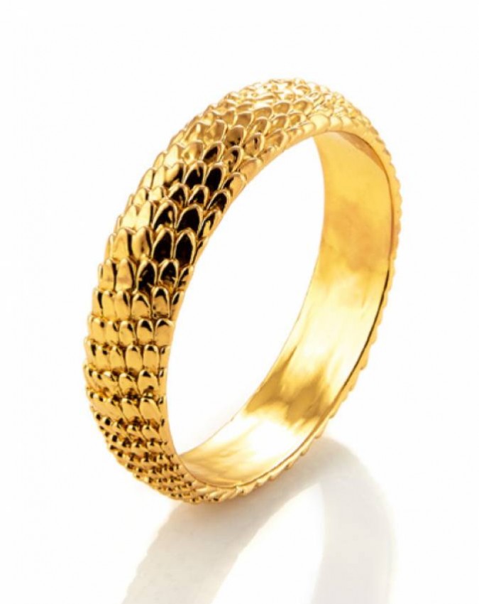 Bracciali - Animalier - 7947 BRACCIALE SERPENTE DORATO GIOVANNI RASPINI