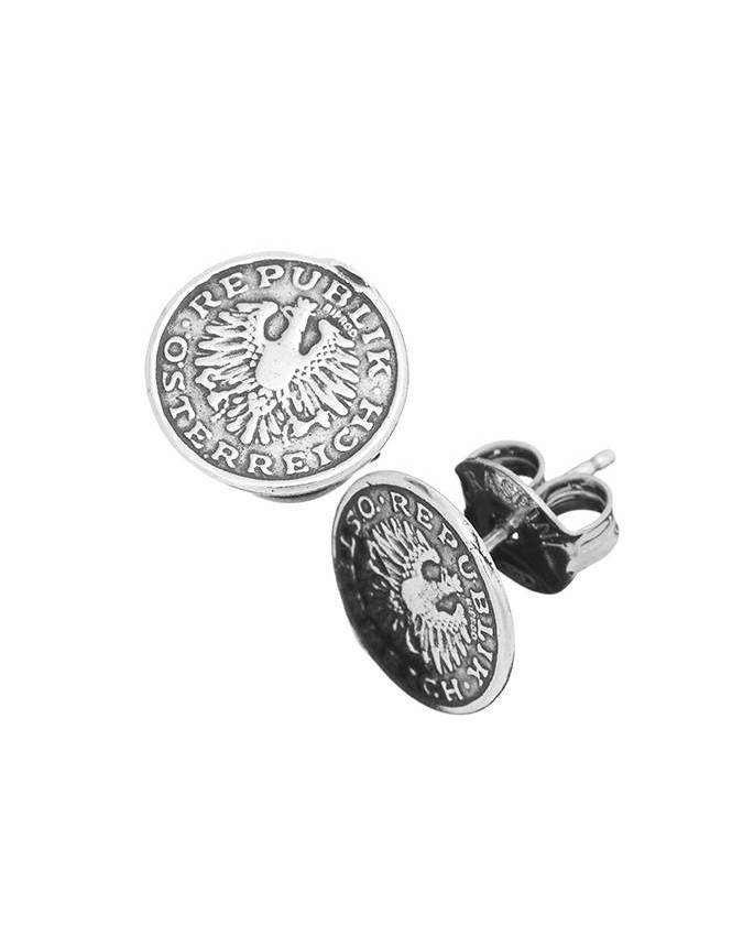 Orecchini - Monete - 7998 ORECCHINI MONETA MINI GIOVANNI RASPINI