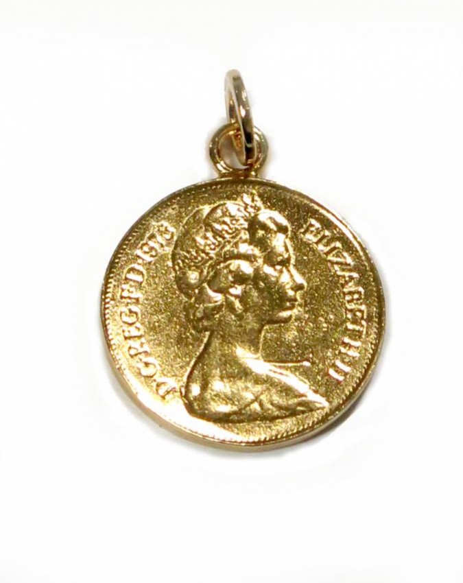 Charms - Monete - 8566 CHARM MONETA DORATA GIOVANNI RASPINI