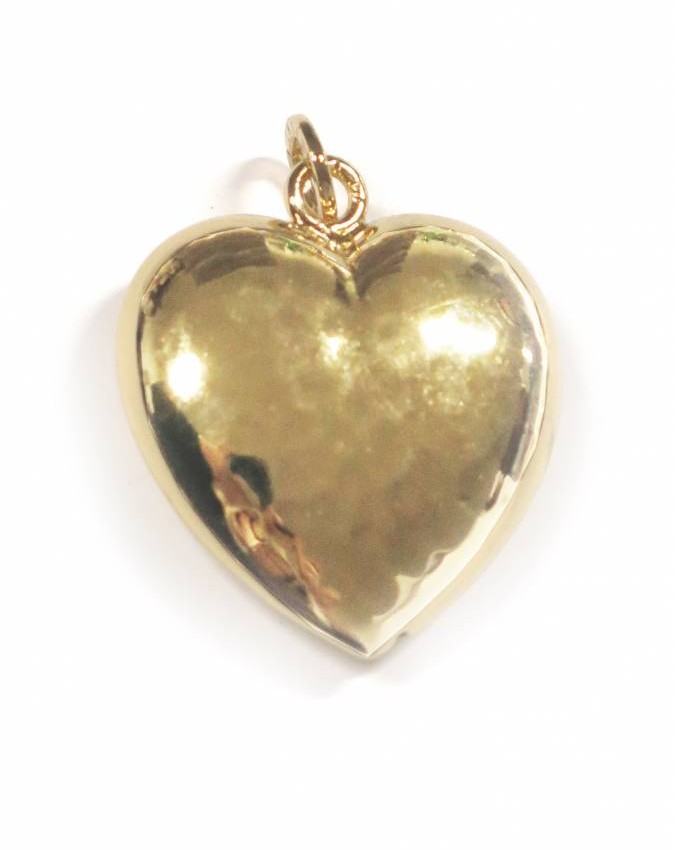 Charms - Angeli e cuori - 8569 CHARM CUORE MARTELLATO MEDIO DORATO GIOVANNI RASPINI