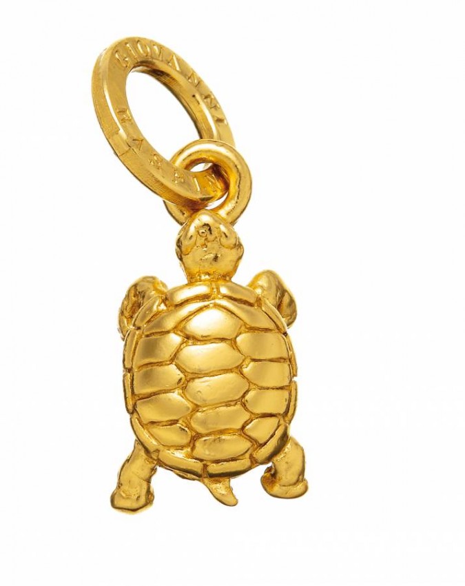 Charms - Animalier - 8585 CHARM TARTARUGA MINI DORATA GIOVANNI RASPINI
