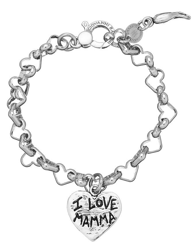 Bracciali - Amore - 8593 BRACCIALE I LOVE MAMMA cm.21 GIOVANNI RASPINI