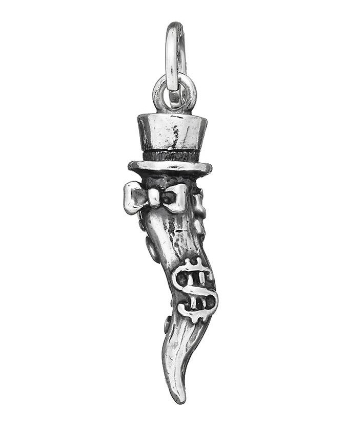 Charms - Amuleti e portafortuna - 8772 CHARM CORNO PICCOLO DOLLARI GIOVANNI RASPINI