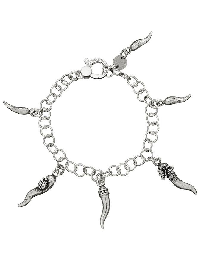 Bracciali - Amuleti e portafortuna - 8777 BRACCIALE PICCOLO CORNI GIOVANNI RASPINI