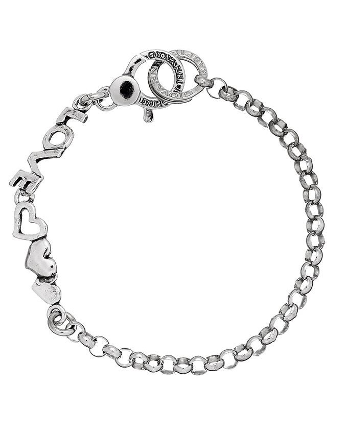Bracciali - Bracciali Base per charms - 9437 BRACCIALE BASE LOVE cm.20 GIOVANNI RASPINI