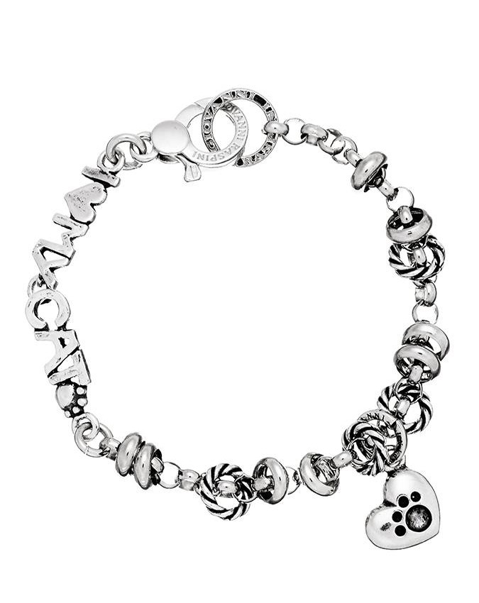 Bracciali - Bracciali Base per charms - 9444 BRACCIALE I LOVE MY FAMILY cm.20 GIOVANNI RASPINI