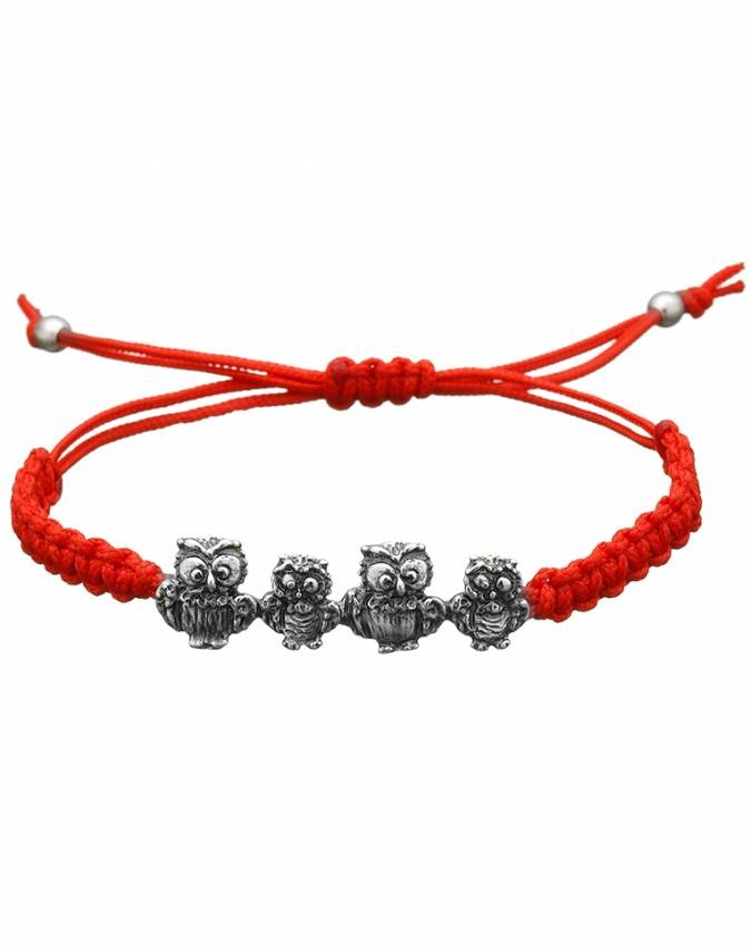 Bracciali - Animalier - 7836 BRACCIALE LOOP GUFINI ROSSO GIOVANNI RASPINI