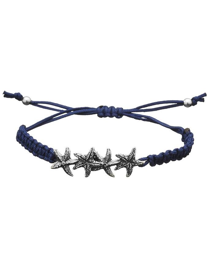 Bracciali - Mare - 7840 BRACCIALE LOOP STELLE MARINE BLU GIOVANNI RASPINI