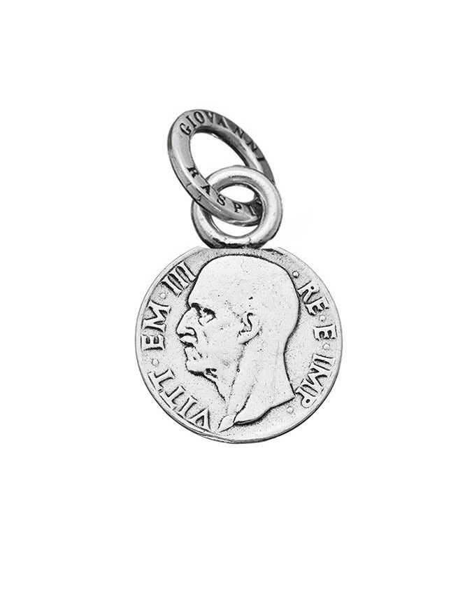 Charms - Monete - 7159 CHARM MONETA VITTORIO EMANUELE GIOVANNI RASPINI