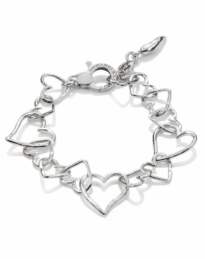 Bracciali - Angeli e cuori - 9902 BRACCIALE CUORI PICCOLO cm.19 GIOVANNI RASPINI