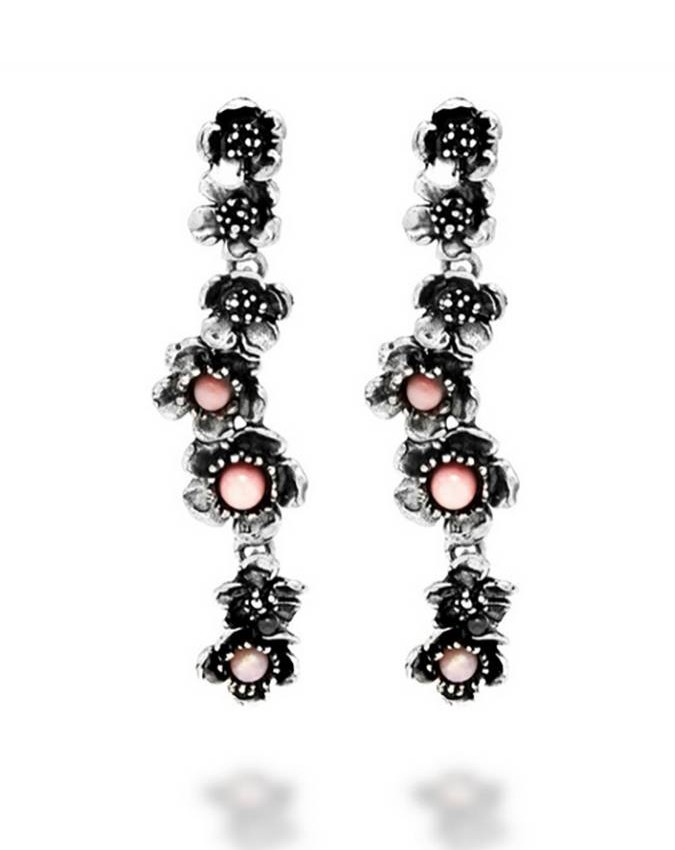 Orecchini - Floral - 10104 ORECCHINI CASCATA WILD ROSE GIOVANNI RASPINI