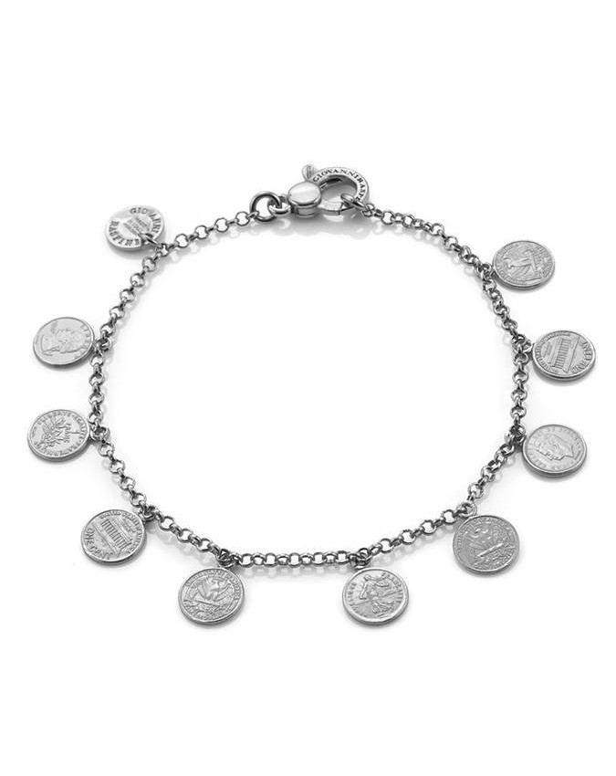 Bracciali - Monete - 10164 BRACCIALE MONETINE cm.19 GIOVANNI RASPINI
